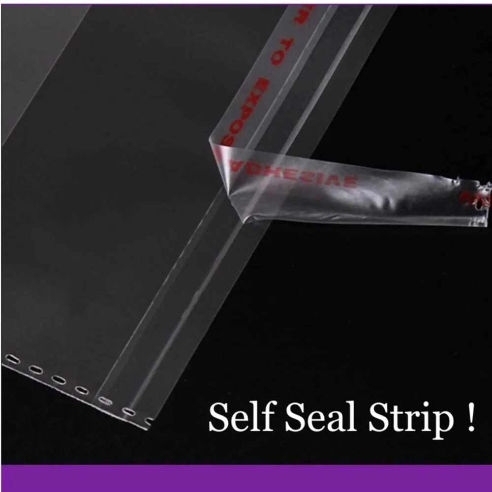 Ex-Large 25ct Clear Self Seal Cello Bags W/ Free Stickers 📕🆕📕